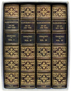 Winston Churchill, Marlborough His Life and Times, Tutte le prime edizioni, 1933/8