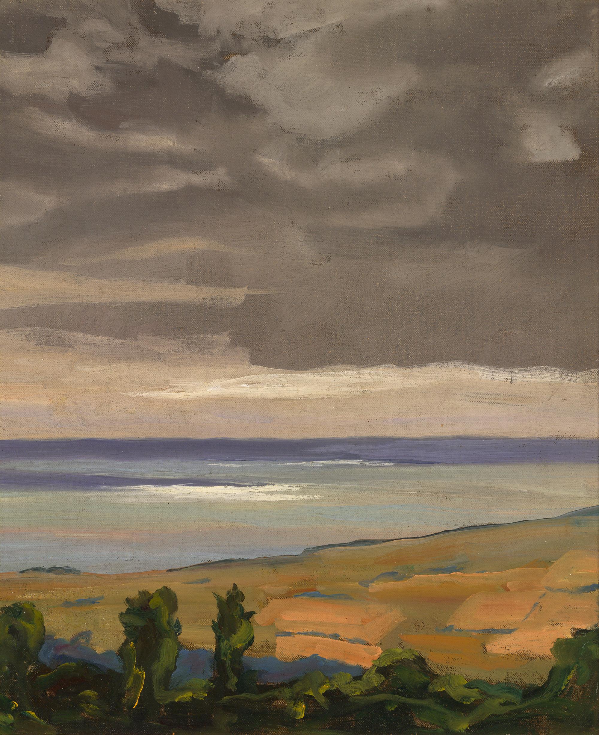 Sir Winston Churchill
1874-1965 | British

Coast Scene near Lympne

Oil on canvas

Immediately recognizable as one of the most important statesmen in world history, Sir Winston Churchill also pursued the art of painting for more than 40 years. A