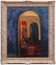 La biblioteca della casa di Sir Philip Sassoon a Philips