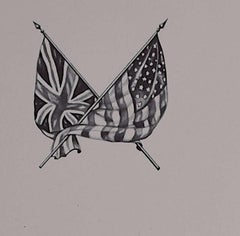 Winston Churchill Poster, 'I avow my hope and faith' America Britain