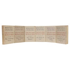 Winston CHURCHILL, The Second World War, 6 VOL, All 1st EDS with DJ's, 1948-54