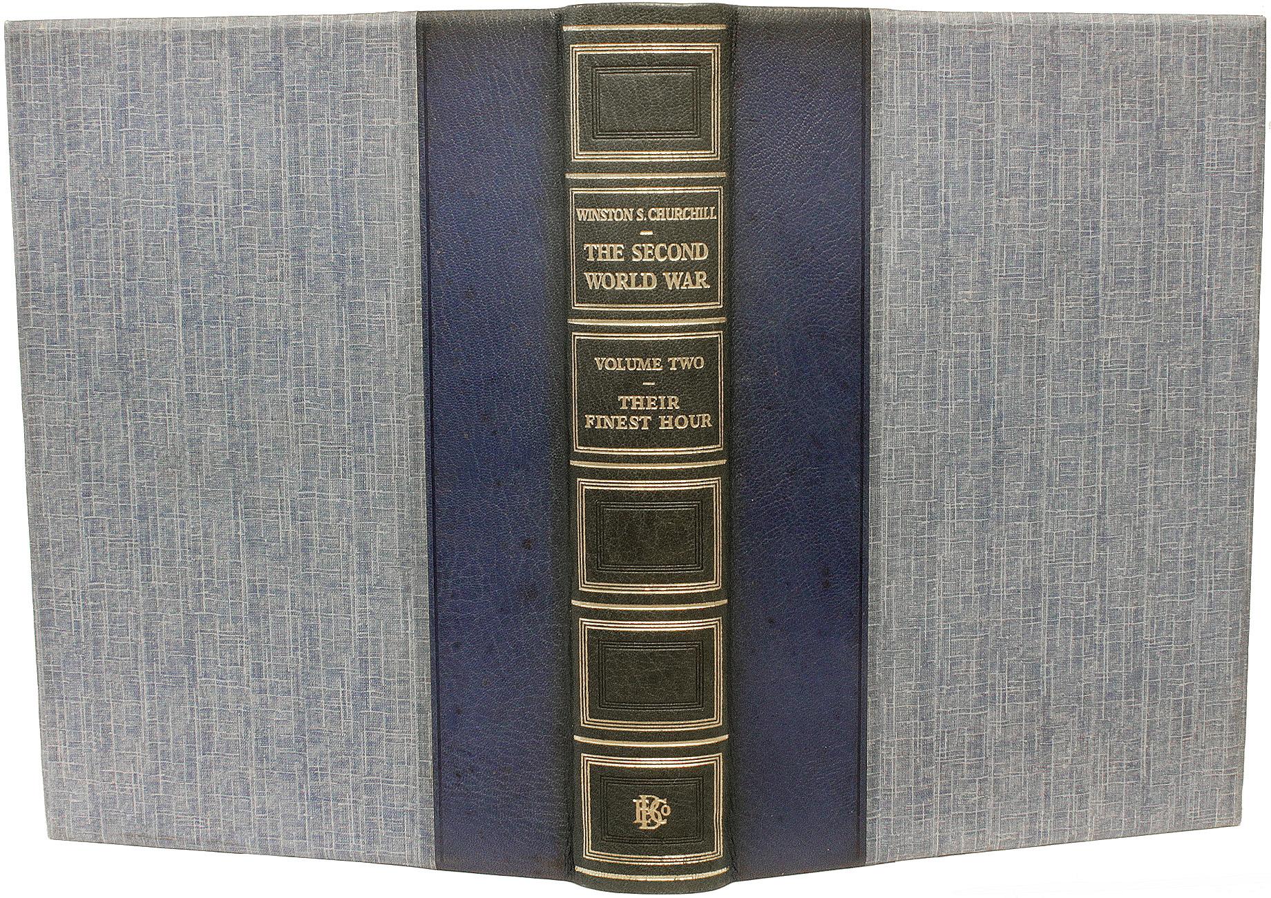 winston churchill book collection
