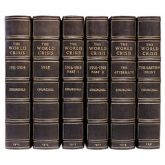 Vintage Winston CHURCHILL. The World Crisis - 6 vols. - ALL FIRST EDITIONS 1923-1931