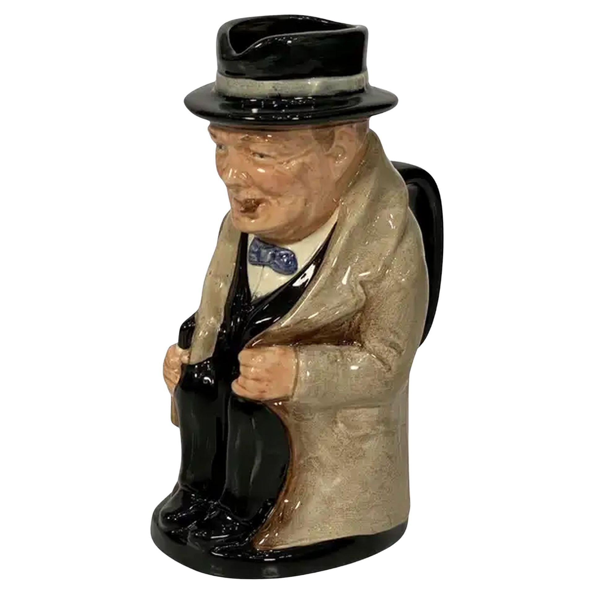 Jarra Winston Churchill Toby de Royal Doulton