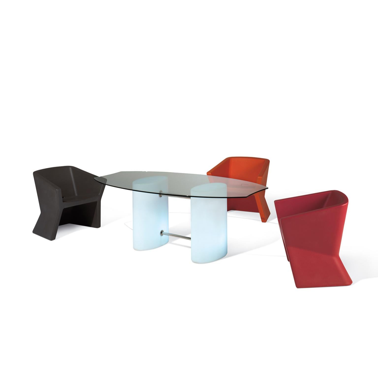 Winston Weißer Tisch von SLIDE Studio (Sonstiges) im Angebot