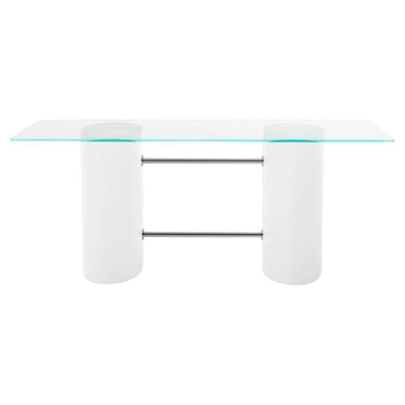 Winston White Table by SLIDE Studio