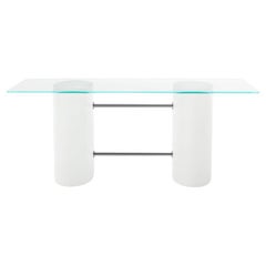 Winston White Table by SLIDE Studio