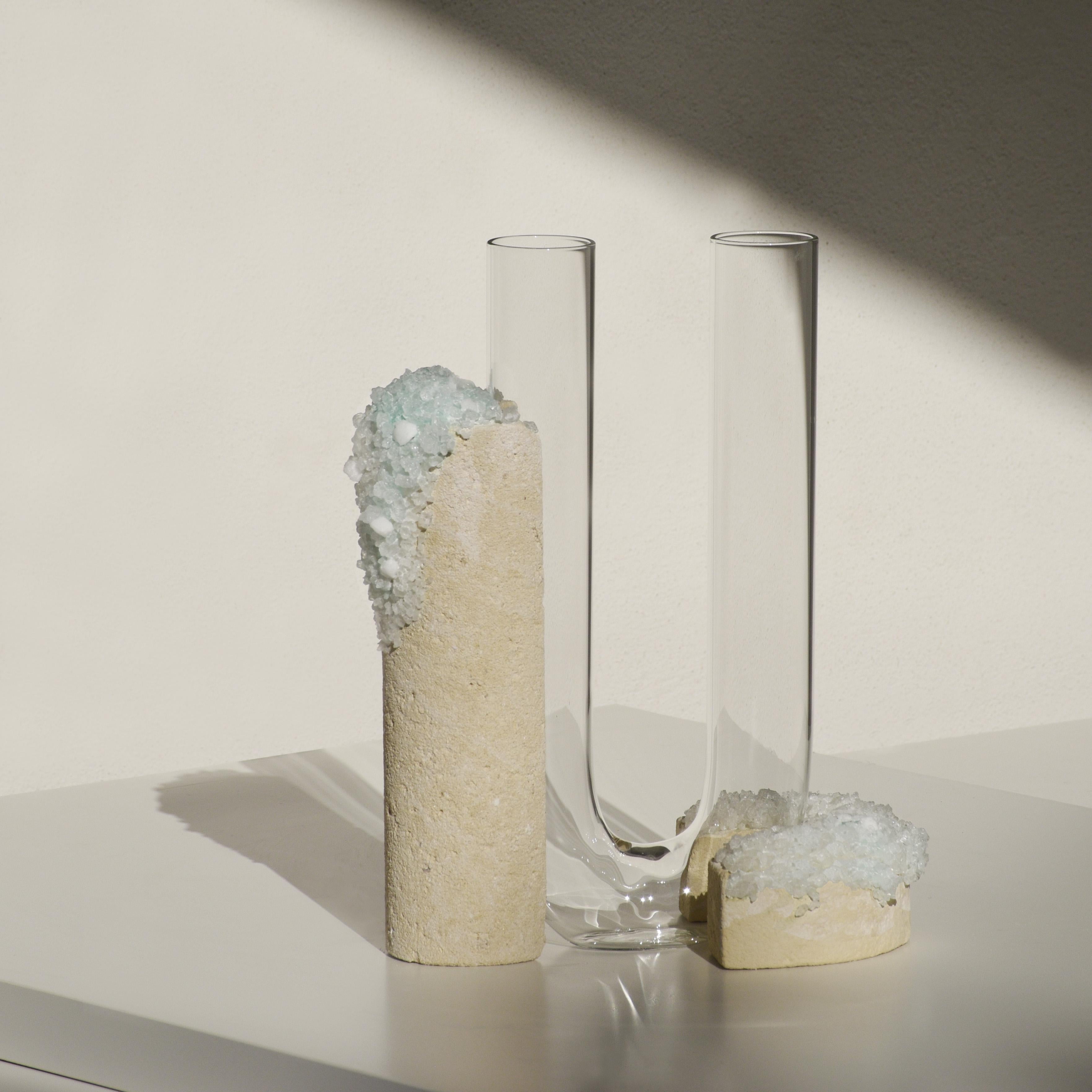 Post-Modern Winter 2 Cochlea Della Consapevolezza Seasons Edition Vase by Coki Barbieri For Sale