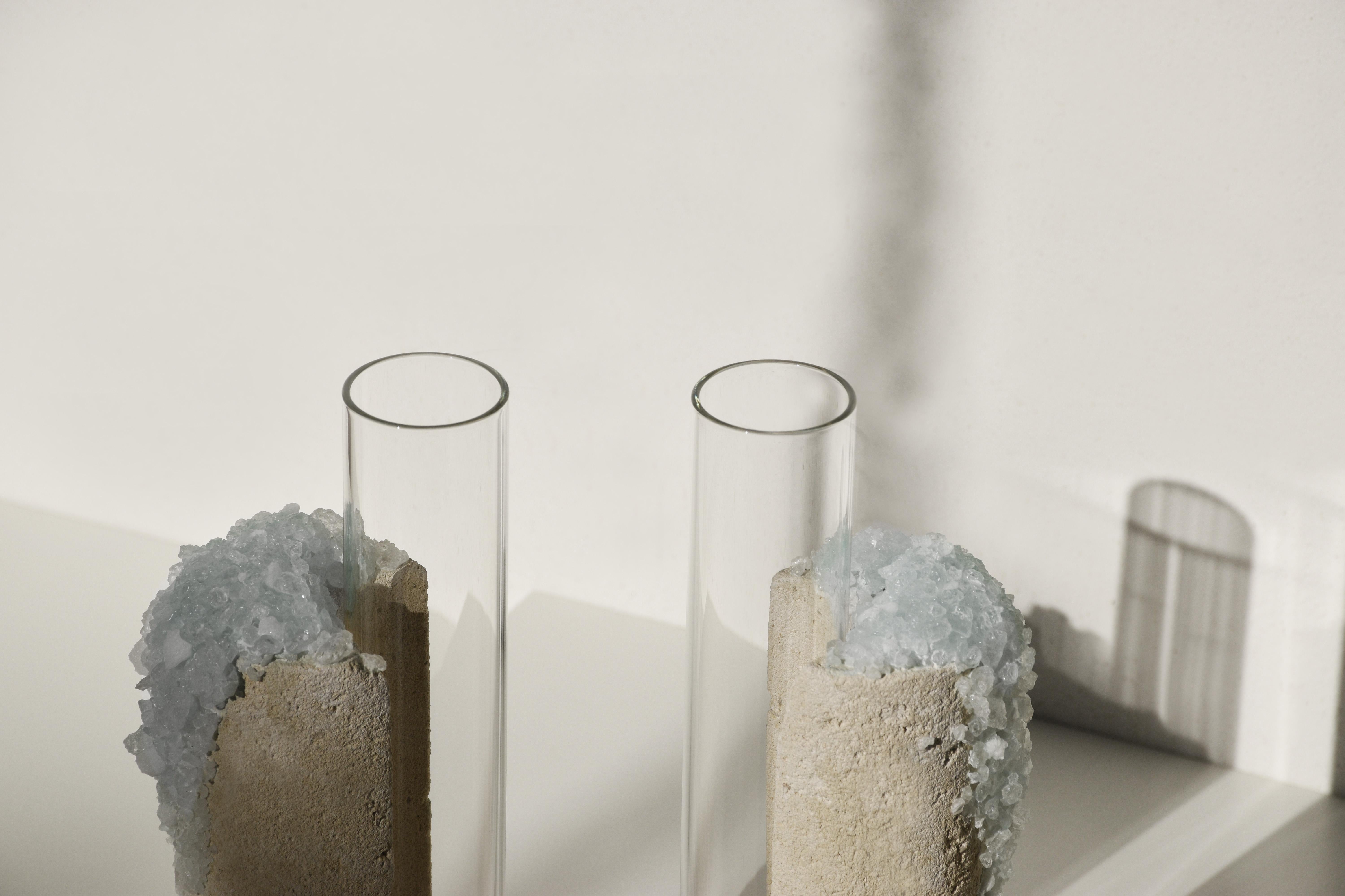 Postmoderno Vaso Winter 2 Cochlea Dello Sviluppo Seasons Edition di Coki Barbieri in vendita