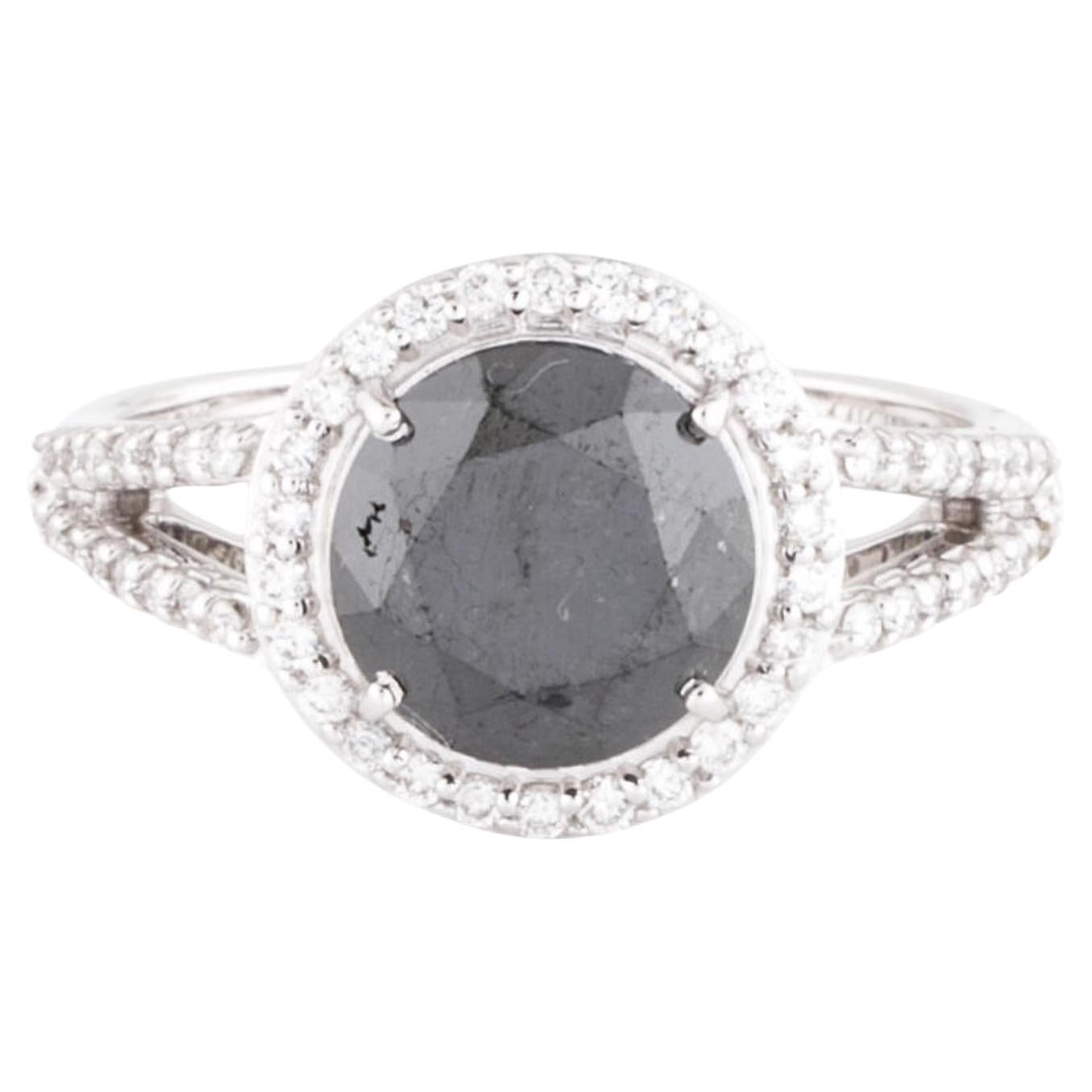 Stunning 2.63ct Diamond Engagement Ring, Size 6.75 - Elegant Statement Jewelry For Sale