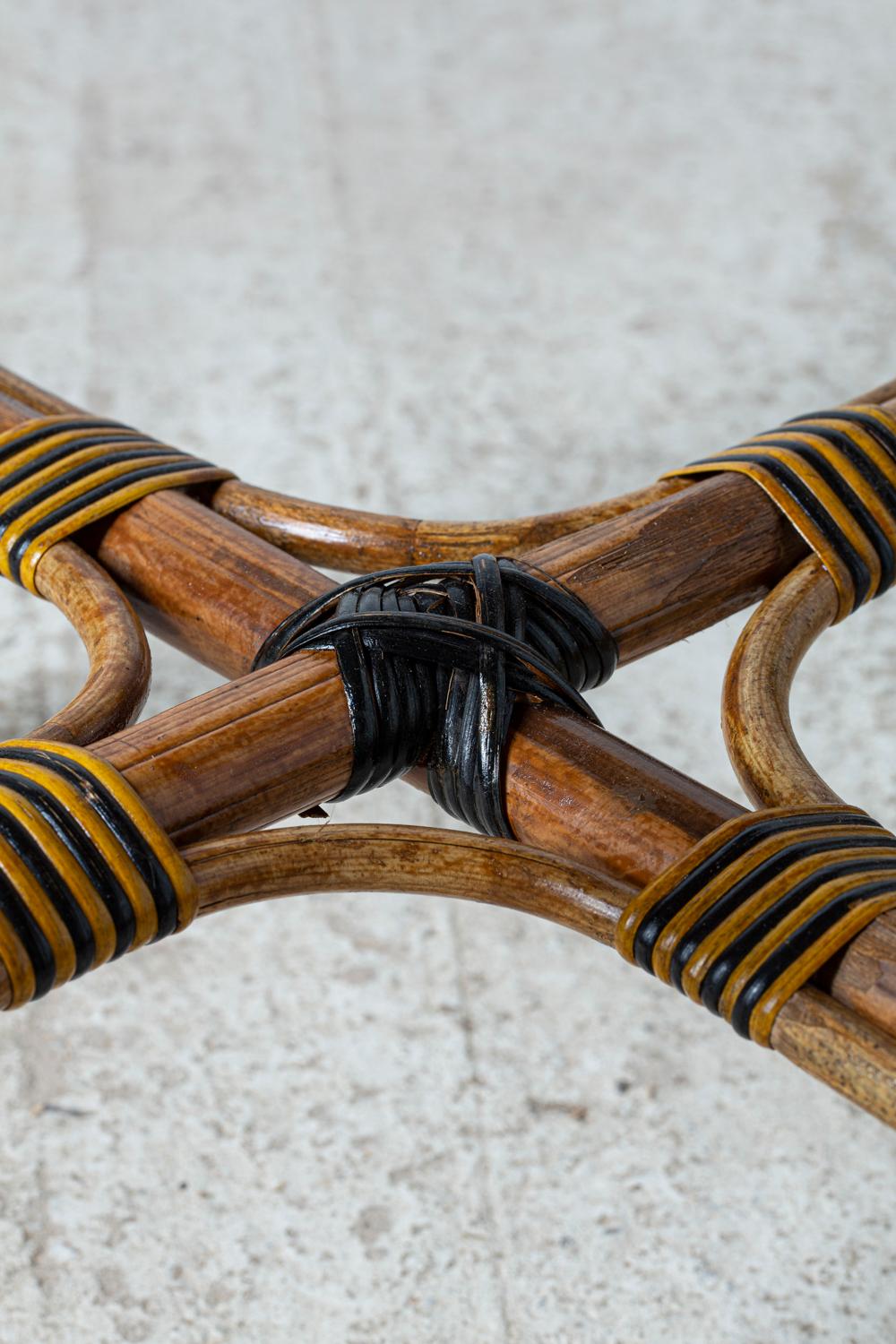 Winter Garden Furniture Set in Rattan, France Around 1925 5