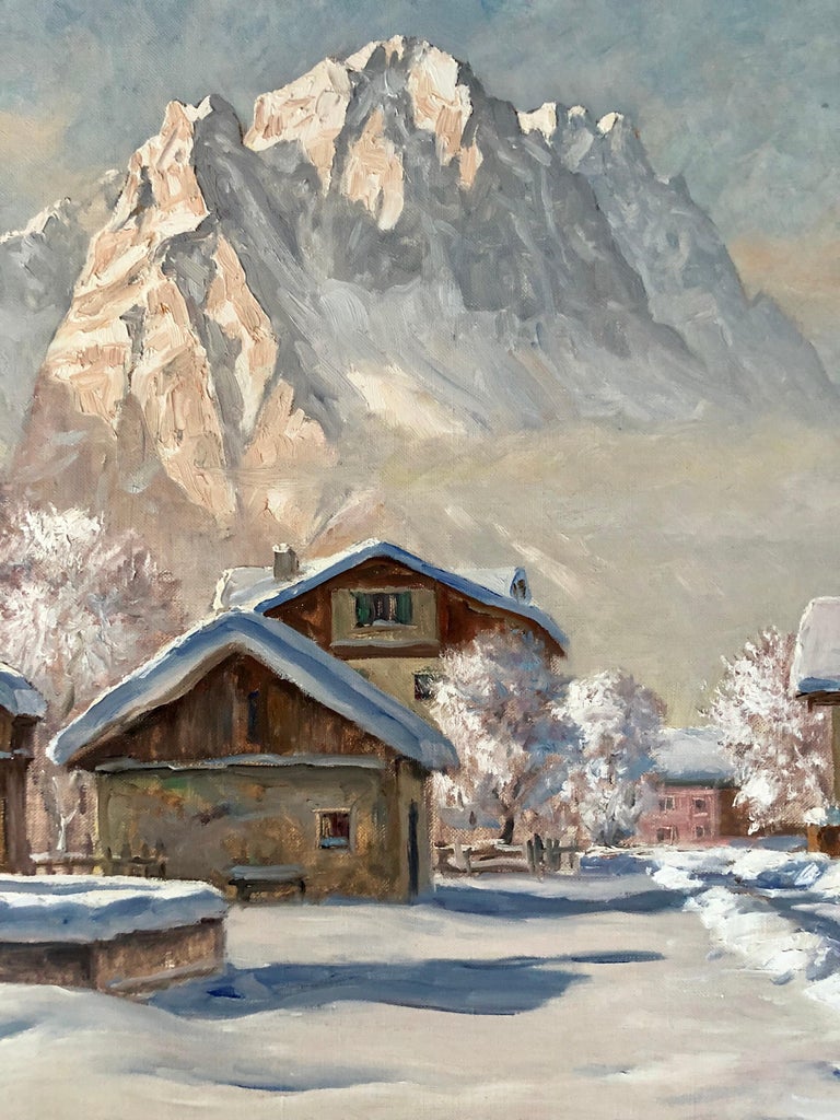 Modern “Winter in Garmisch” by Erwin Kettemann For Sale
