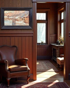 Winter Landscape in Vigo di Fassa - Italy - Dolomites