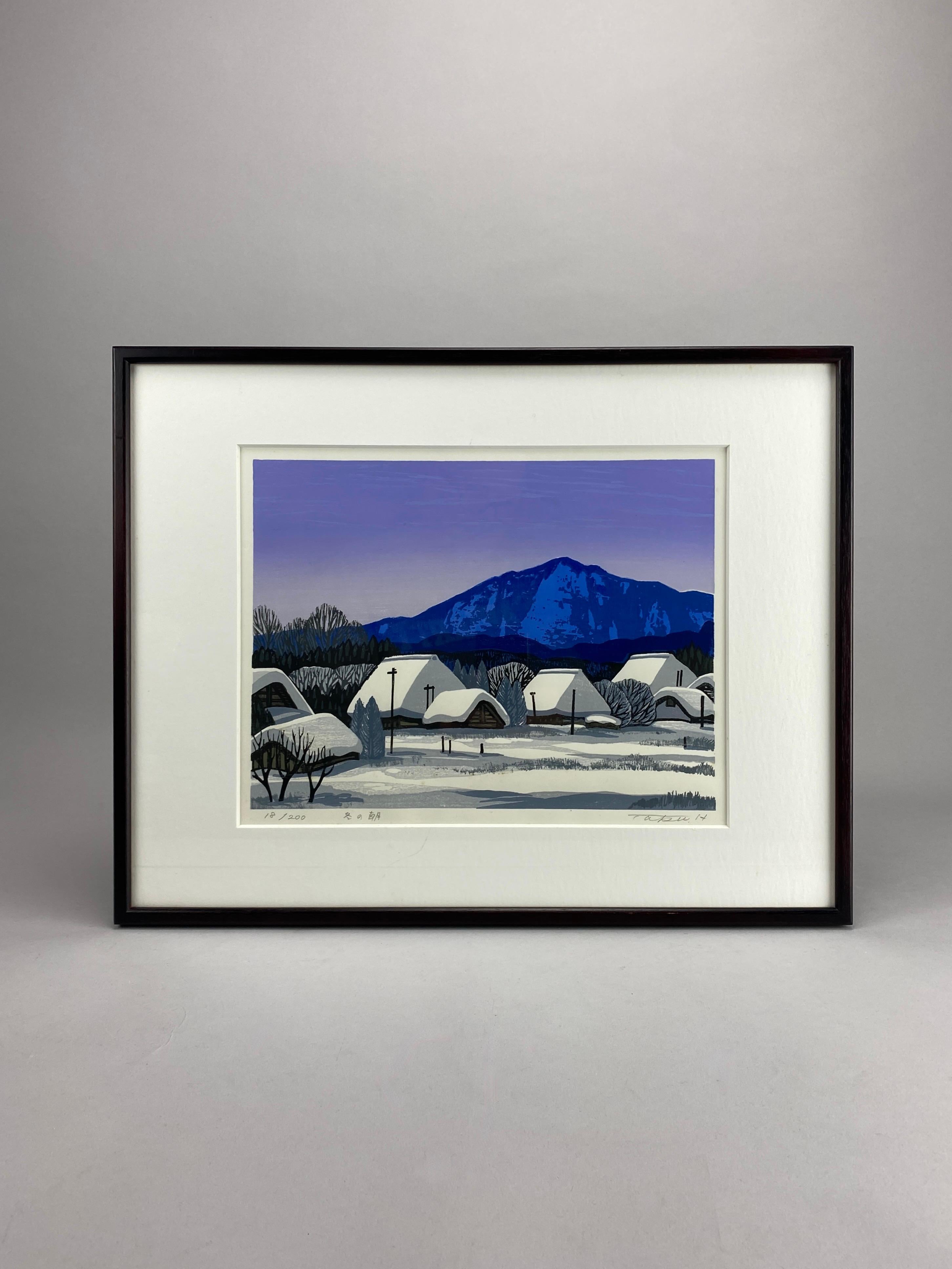 Winter Morning von Taku Harada, 1960 im Zustand „Gut“ im Angebot in Weesp, NL