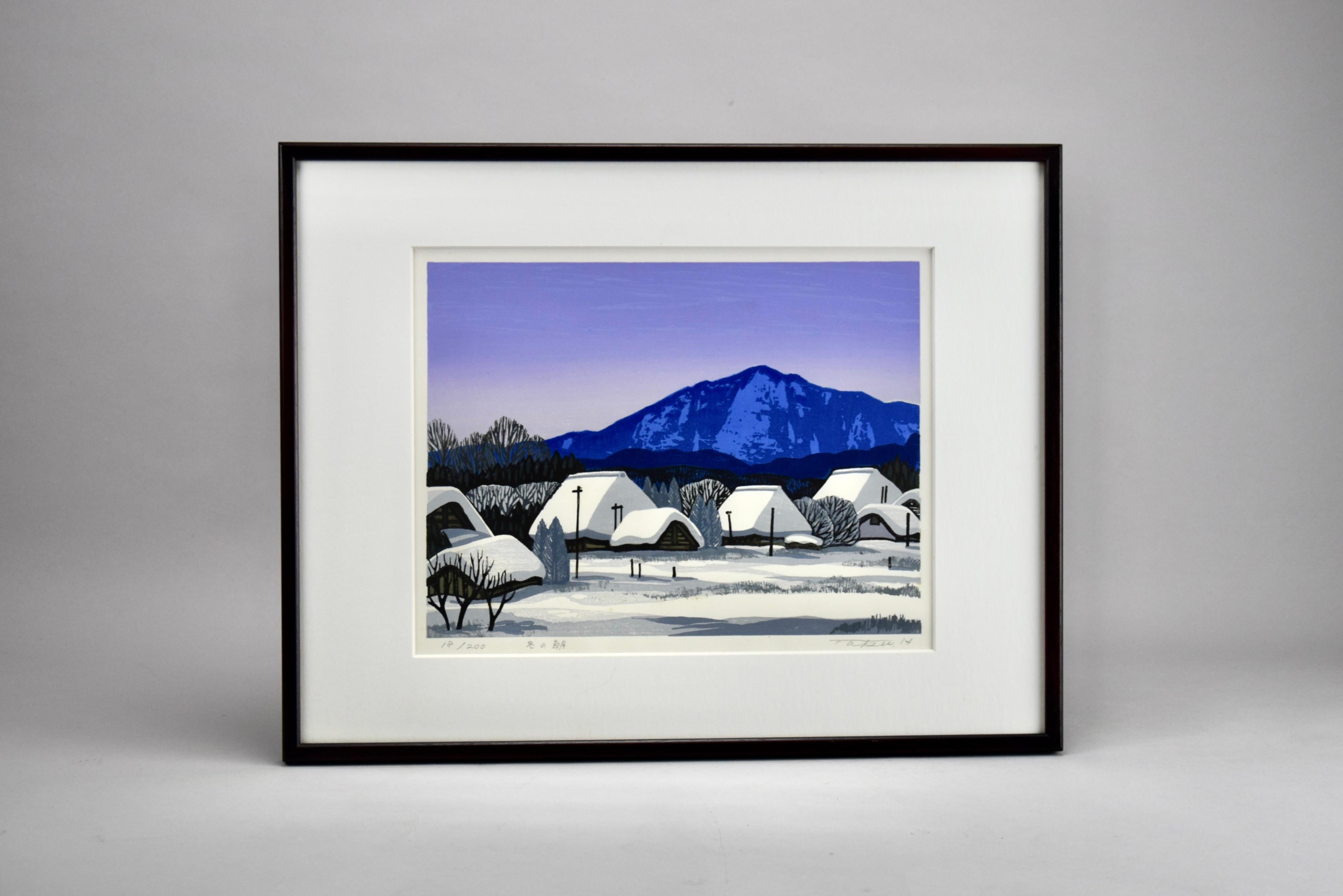 Winter Morning by Taku Harada 1960 For Sale 2