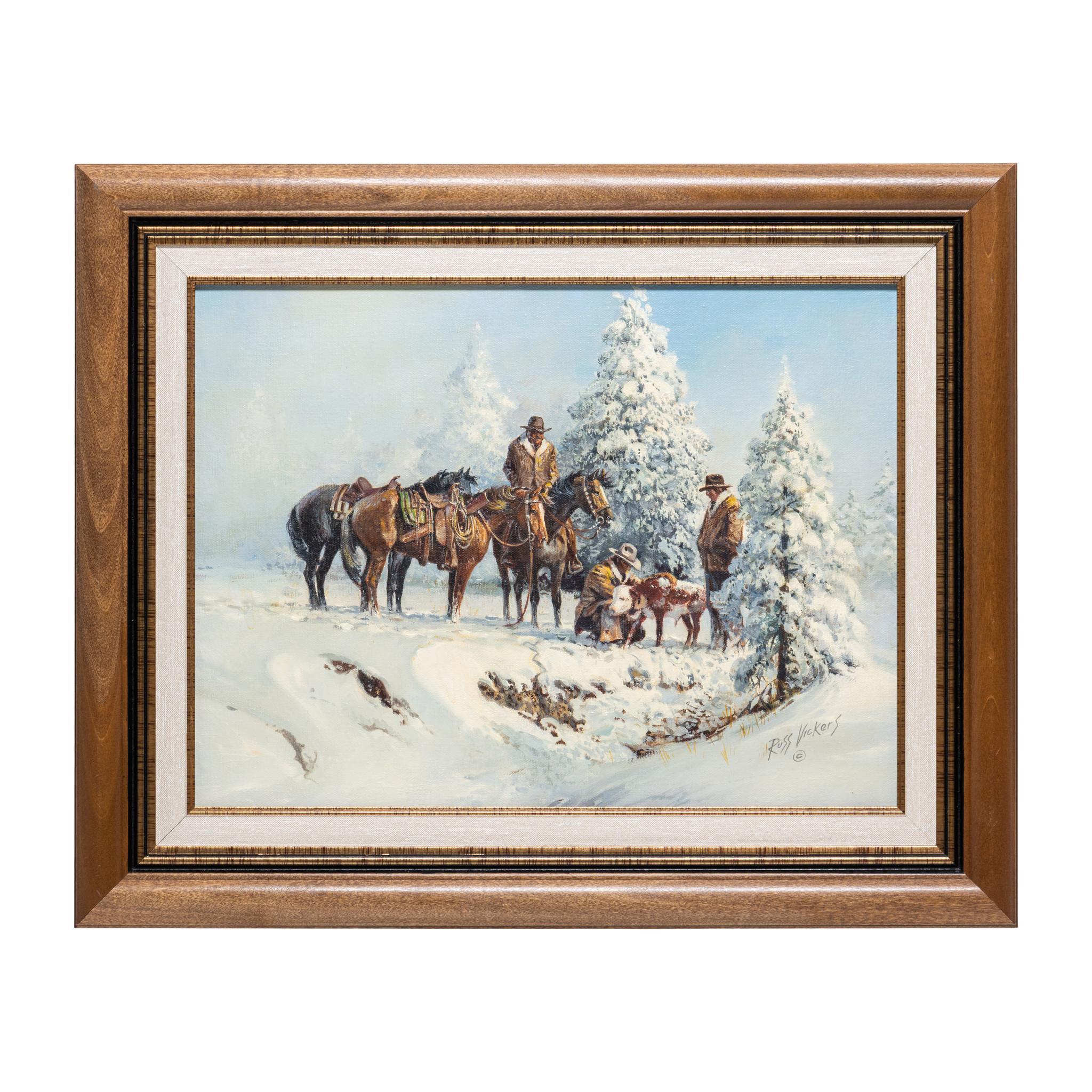 Winterprobleme von Russ Vickers (Handbemalt) im Angebot