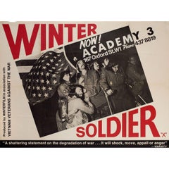 "Winter Soldier" 1972 British Quad Film Poster