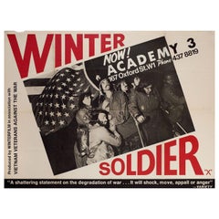 "Winter Soldier" 1972 British Quad Film Poster