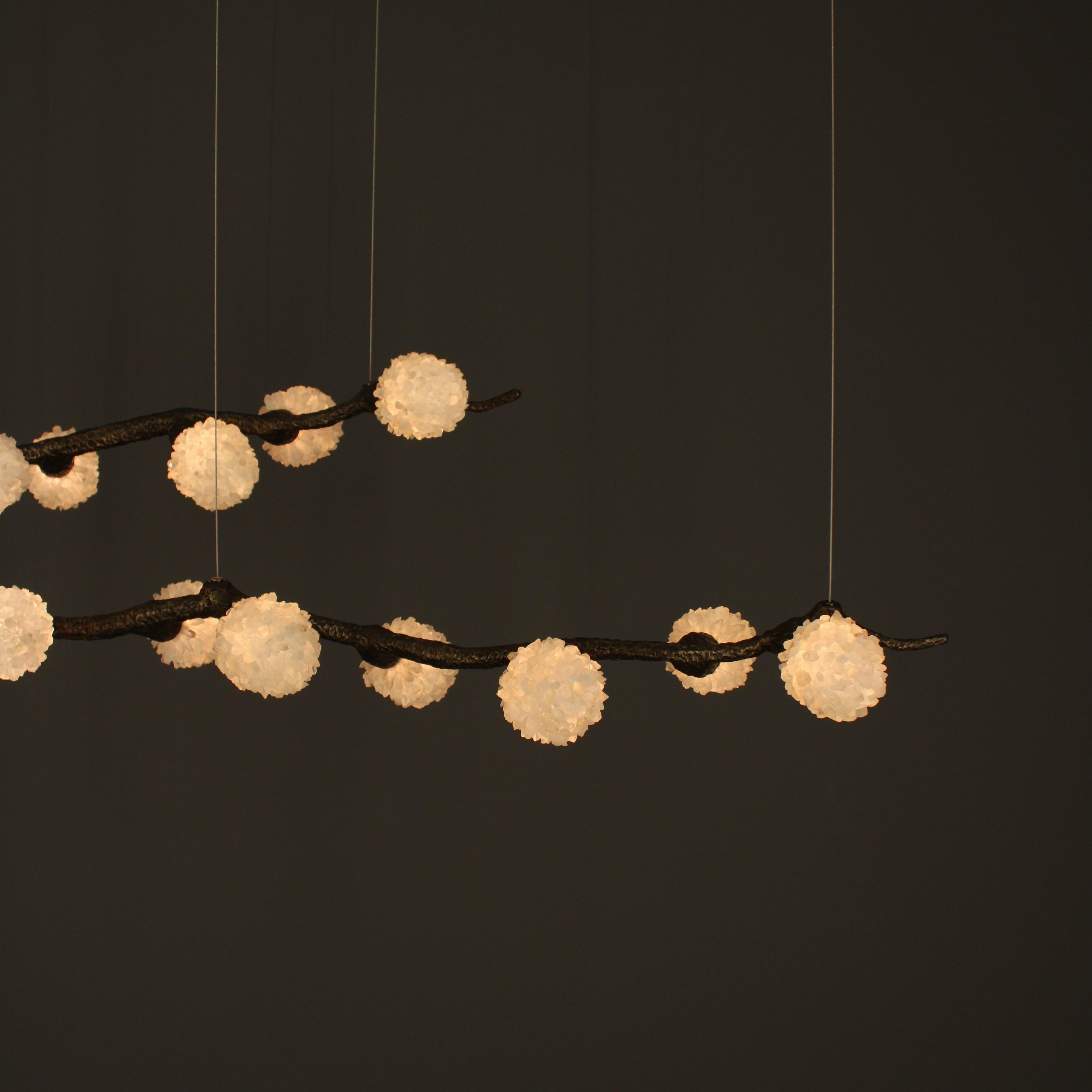Brésilien Lampe à suspension Winter VI par Aver en vente