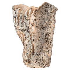 Winter Woods Sculpted Ceramic Vase Vessel II