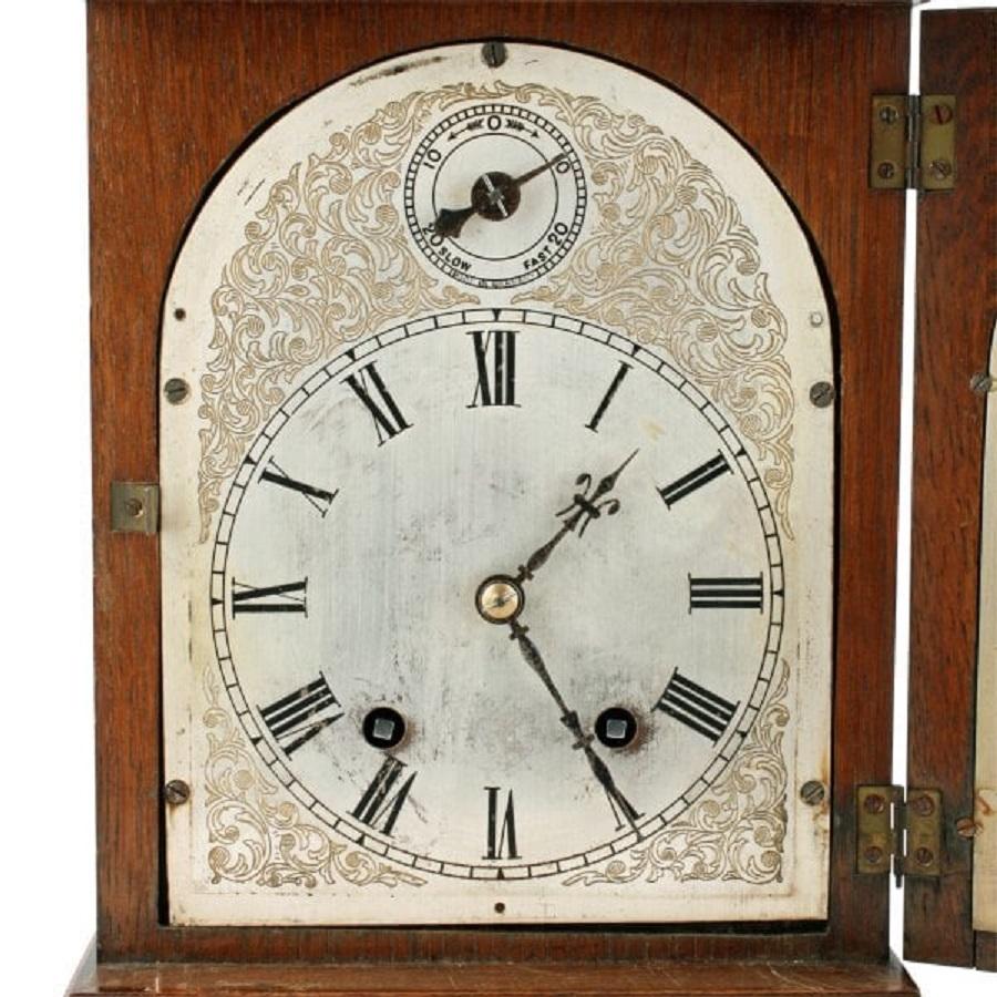 European Winterhalder and Hofmeier Mantel Clock, 20th Century For Sale