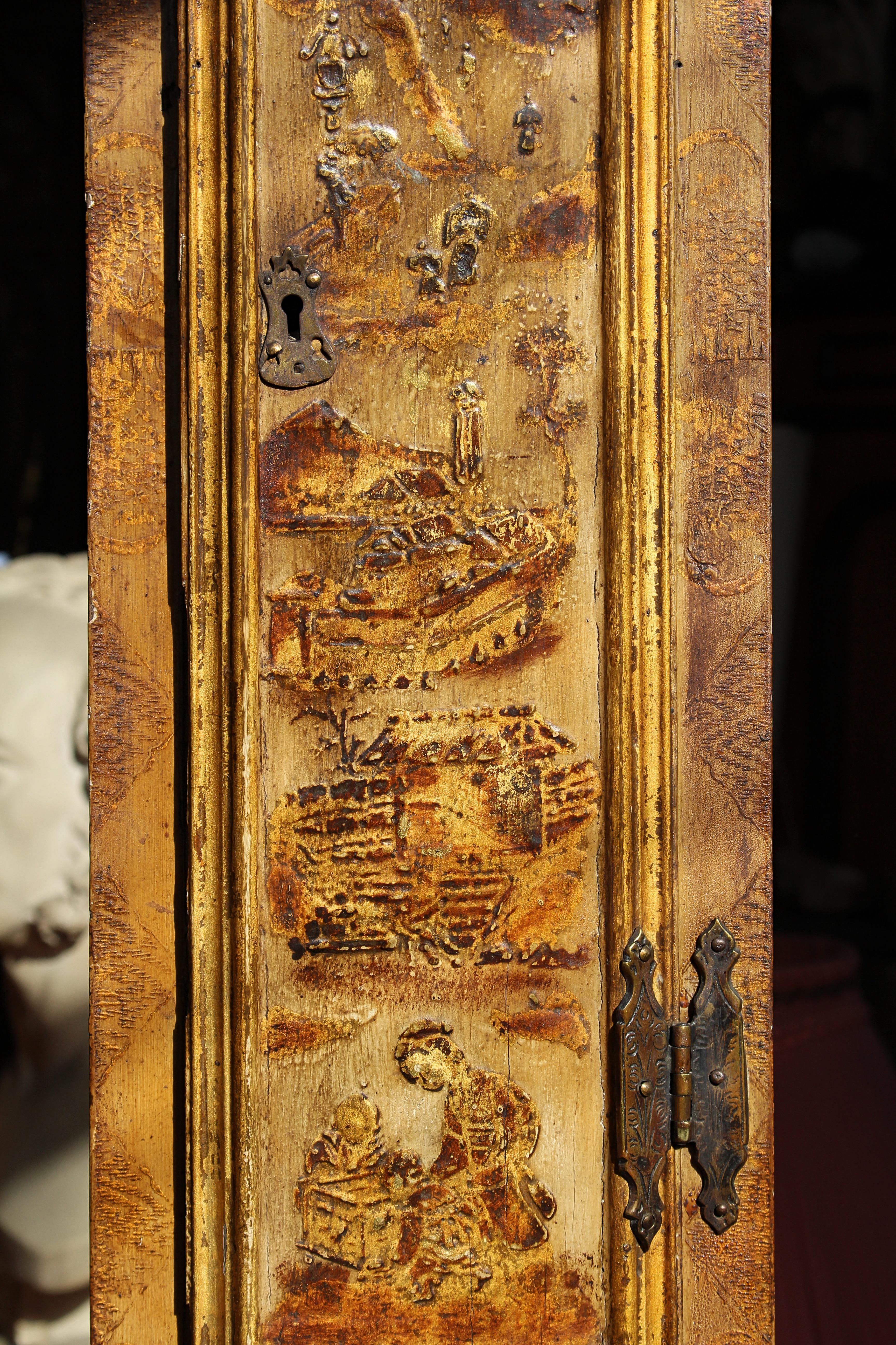 Winterhalder & Hofmeier Schwarzenbach petite horloge grand-mère chinoiseries en vente 9
