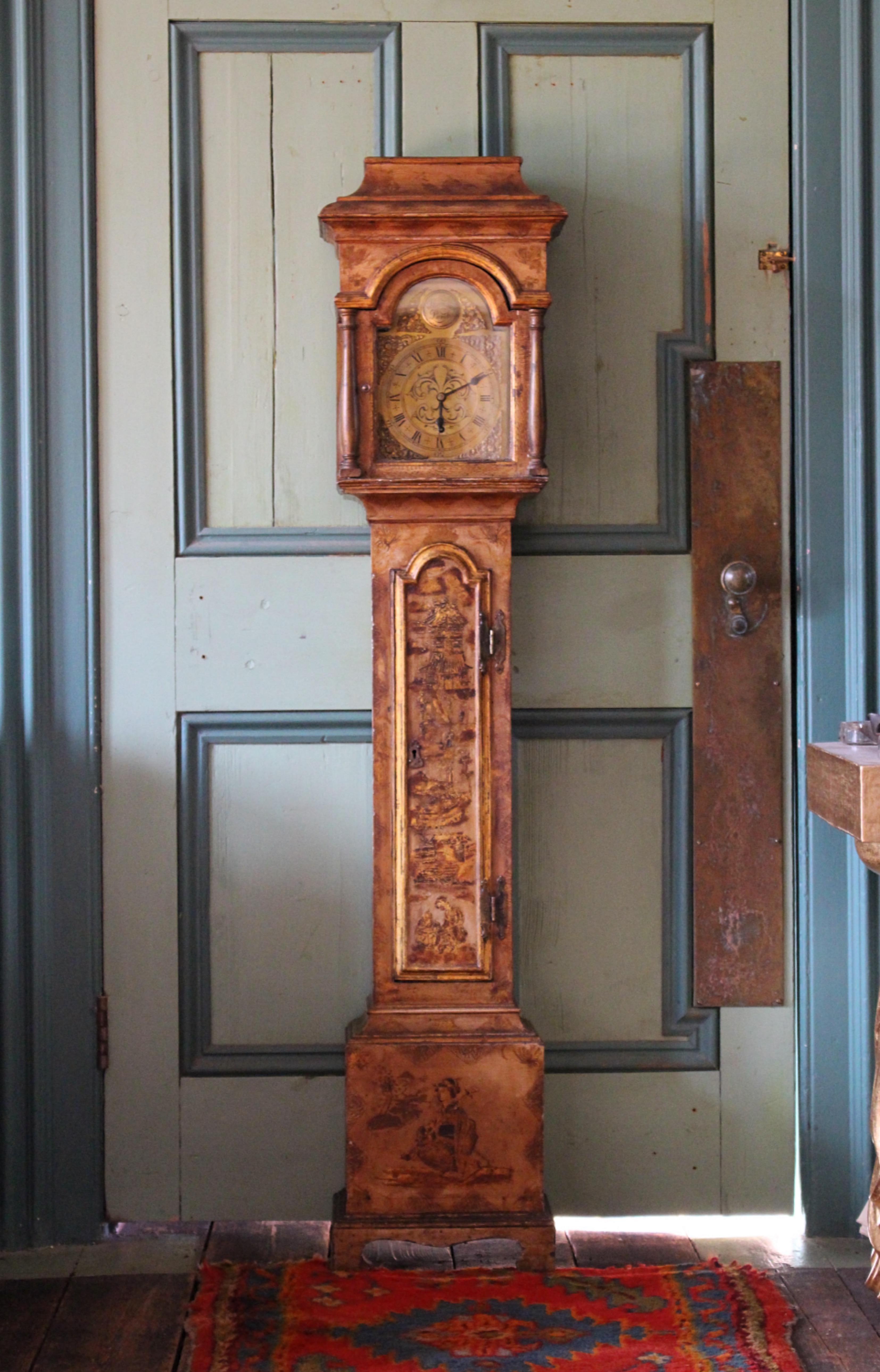 Chinoiseries Winterhalder & Hofmeier Schwarzenbach petite horloge grand-mère chinoiseries en vente