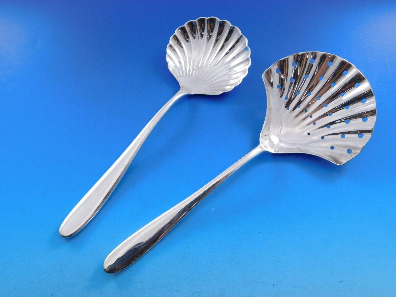 Winterset by Buccellati Italy Sterling Silver Flatware Service Set 103 pieces For Sale 9