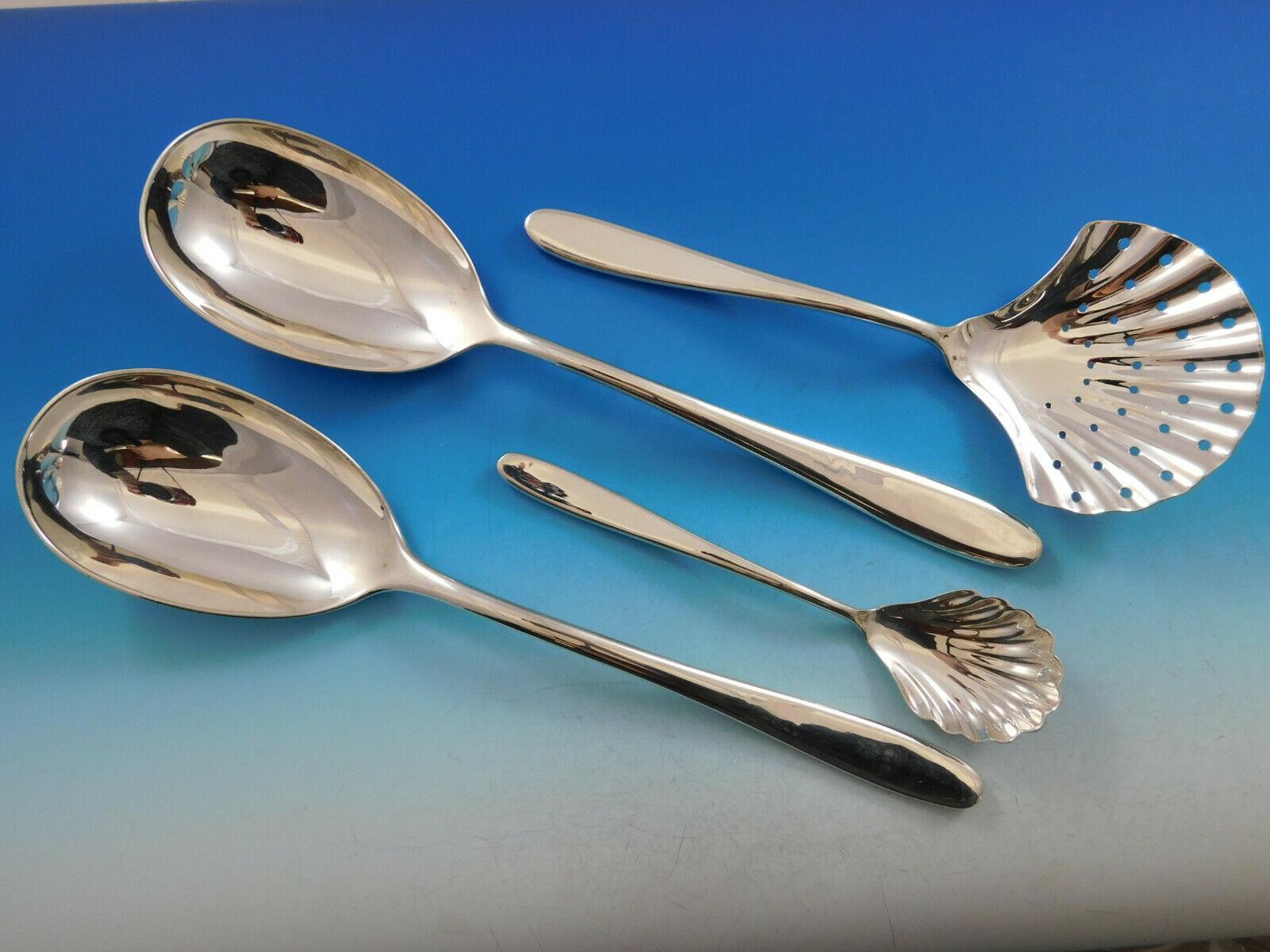 20th Century Winterset by Buccellati Italy Sterling Silver Flatware Set Service 388pc Dinner