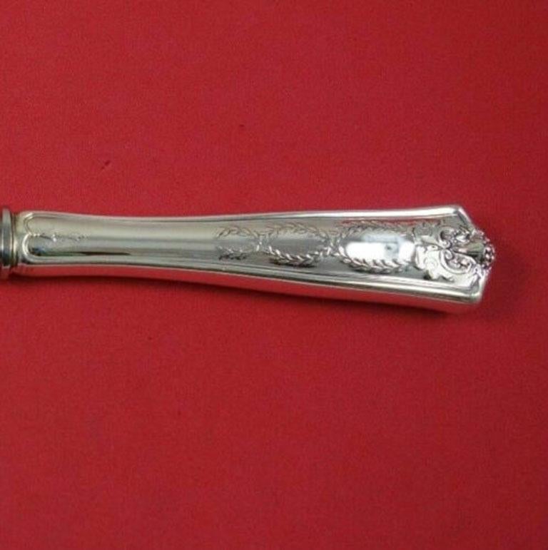 Sterling silver hollow handle with stainless blade fish knife, 8 1/4
