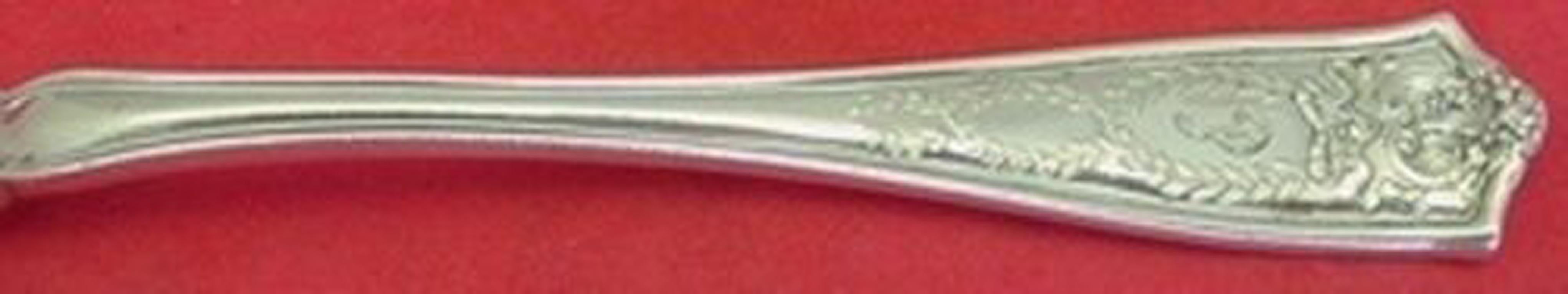 Sterling silver gumbo soup spoon, 7 1/2