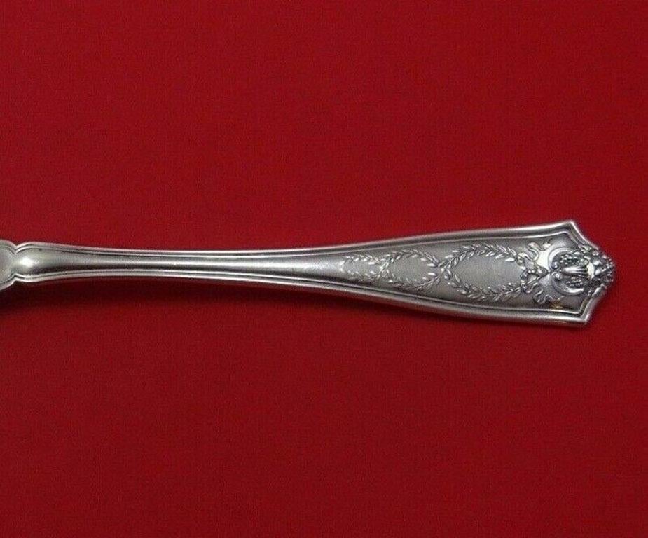 Sterling silver melon spoon with blunt nose, 5 7/8