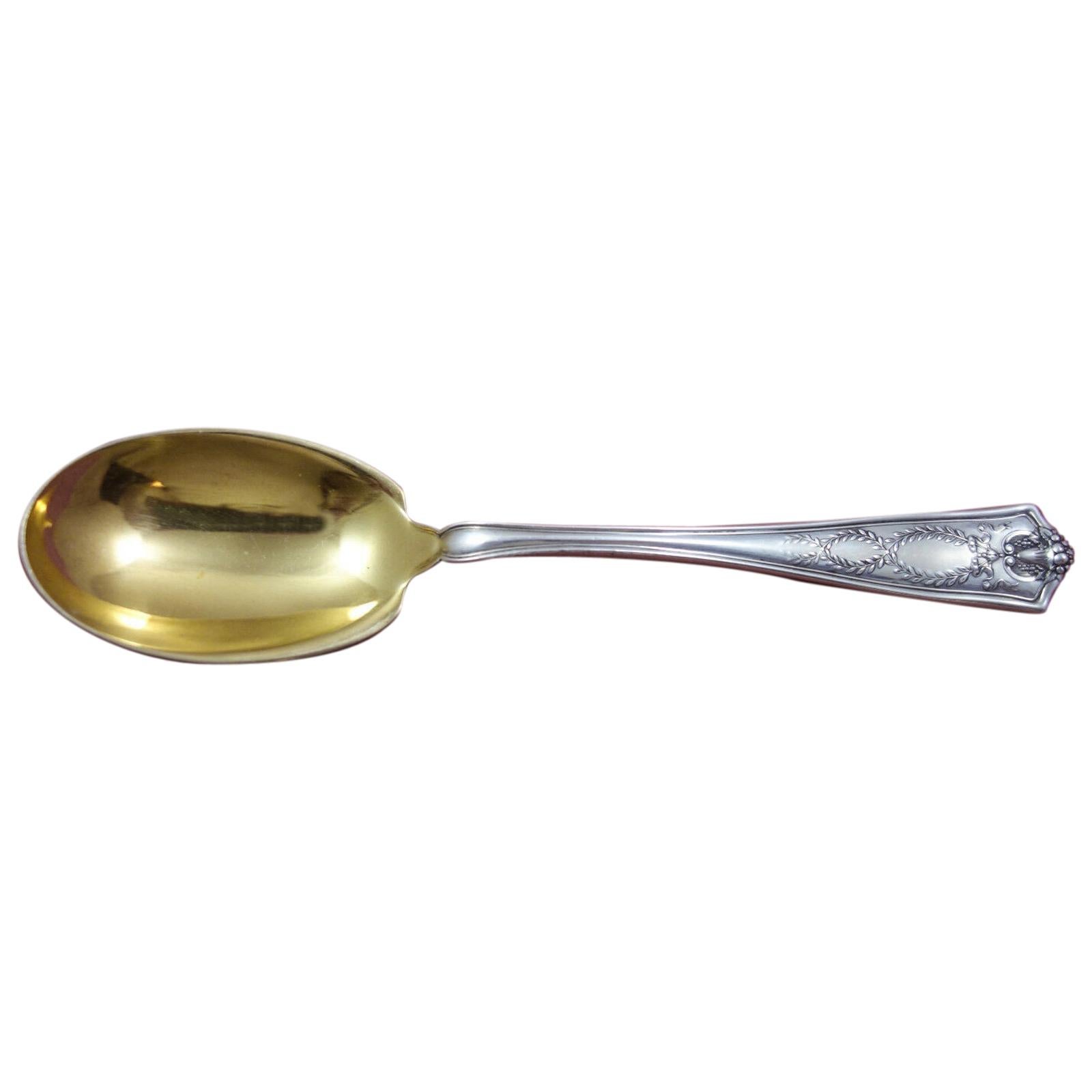 Winthrop by Tiffany and Co. Sterling Silver Preserve Spoon Gold Washed For  Sale at 1stDibs