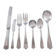 Winthrop by Tiffany Sterling Silver Flatware Set for 8 Service 56 Pieces W Mono