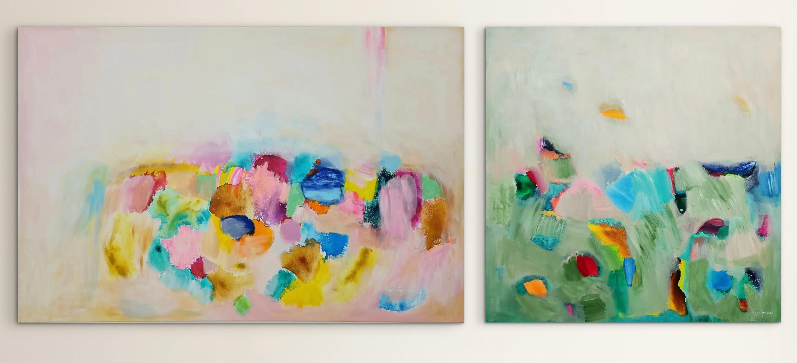 Indian Summer 4 and Sweet Dreams 21 Diptych