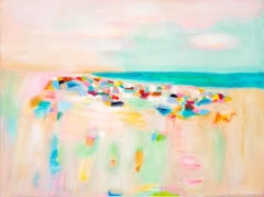 Laguna Beach 2, Wioletta Gancarz, peinture abstraite colorée originale