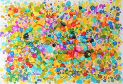Marbles, Original painting, Abstract, Pink Painting