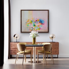 Mystic, Bright Light Abstract Style Art, Spring Summer Art, Colour Field Style