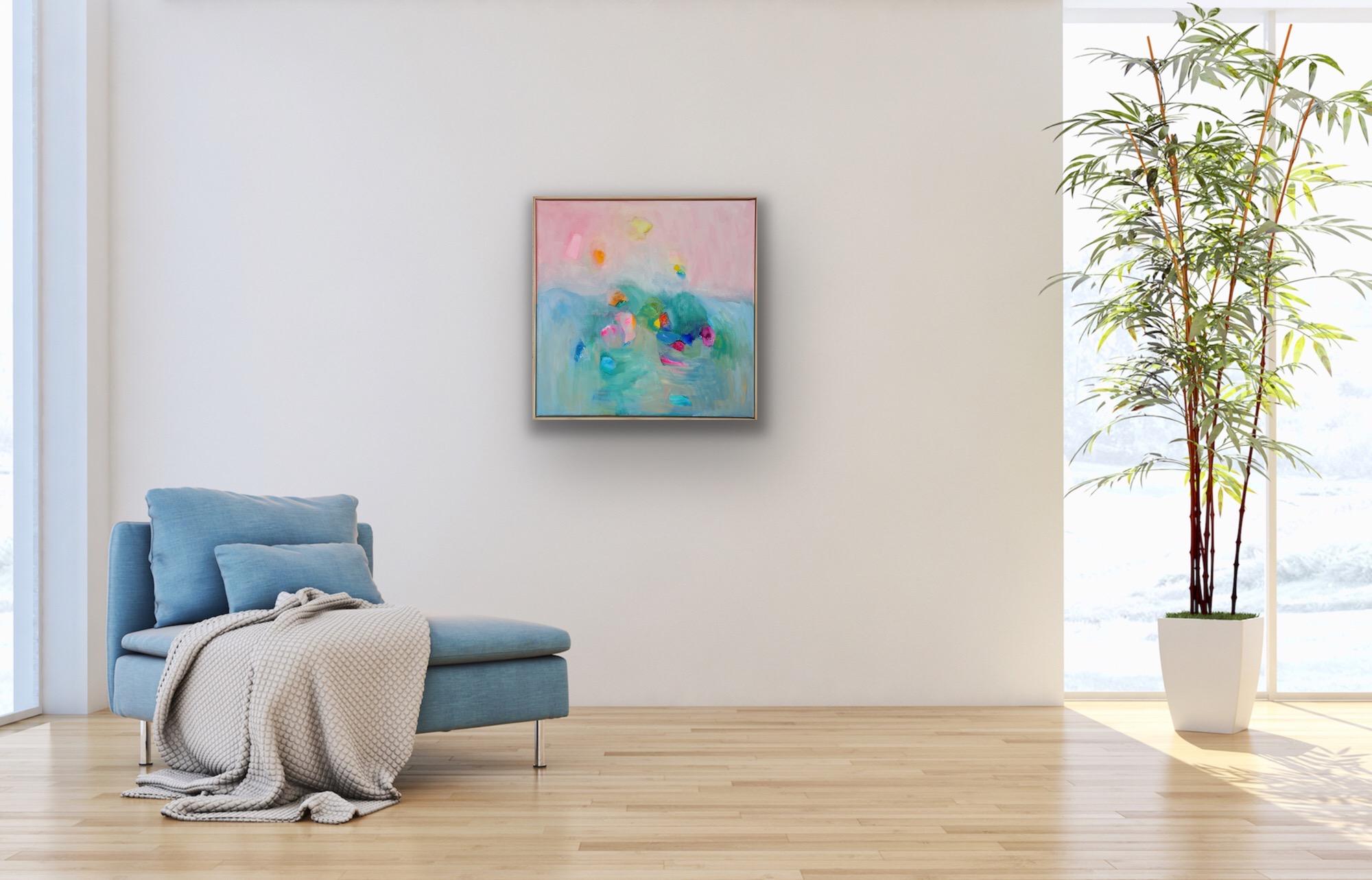 Rise Above The Clouds, peinture abstraite contemporaine, œuvre d'art originale et audacieuse en vente 1