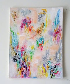 Secrets 2, peinture, acrylique sur papier