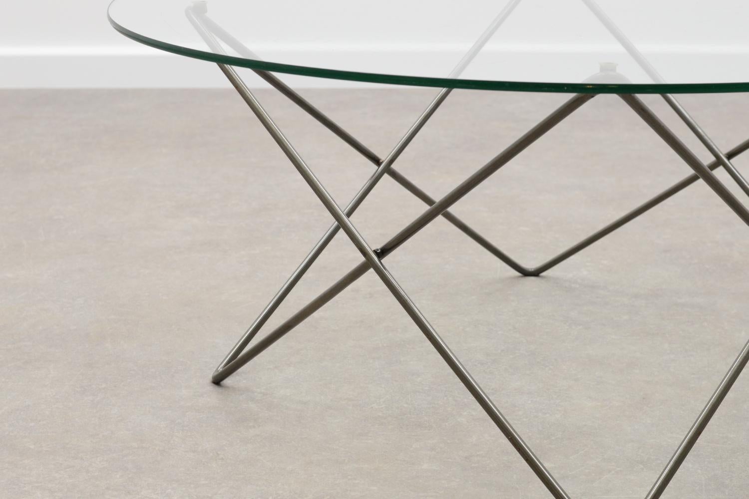 round wire coffee table