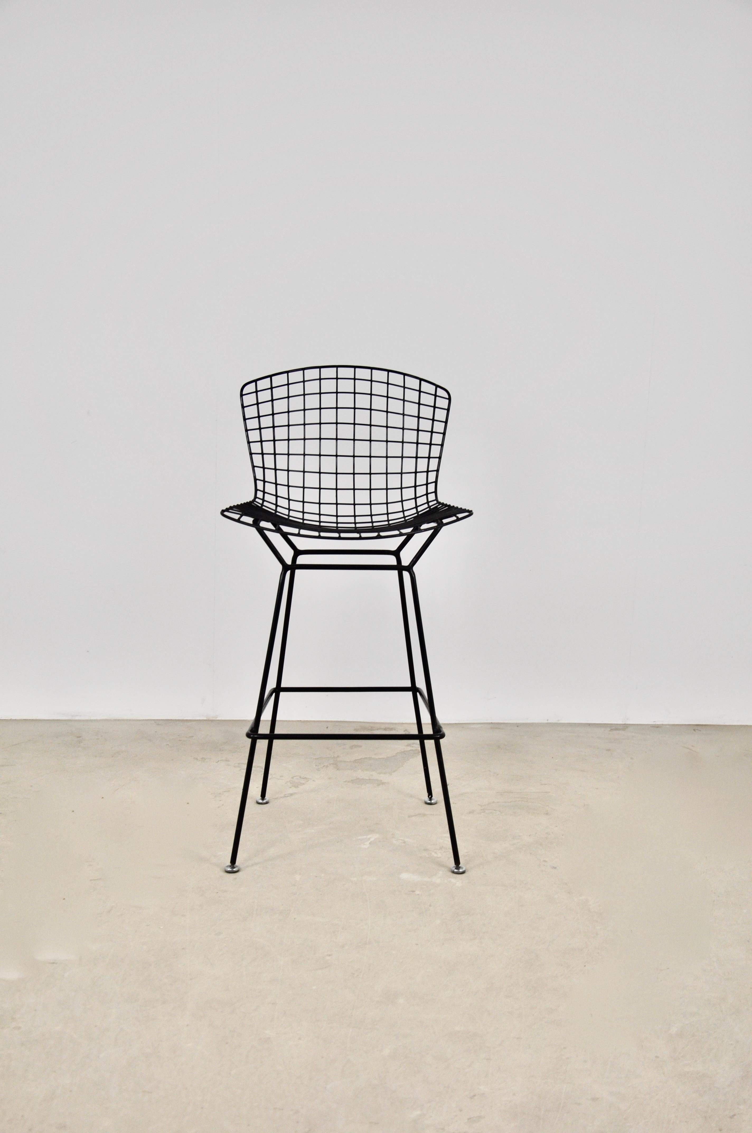 Wire Bar Stool by Harry Bertoia for Knoll Inc, 1970s In Good Condition In Lasne, BE