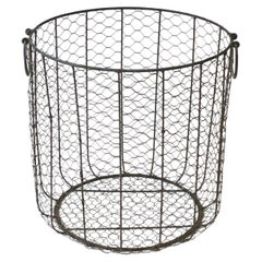 Antique Wire Basket, 20th Century