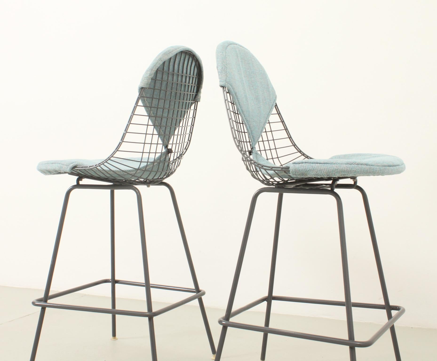 Steel Wire Bikini Stools by Charles and Ray Eames For Sale