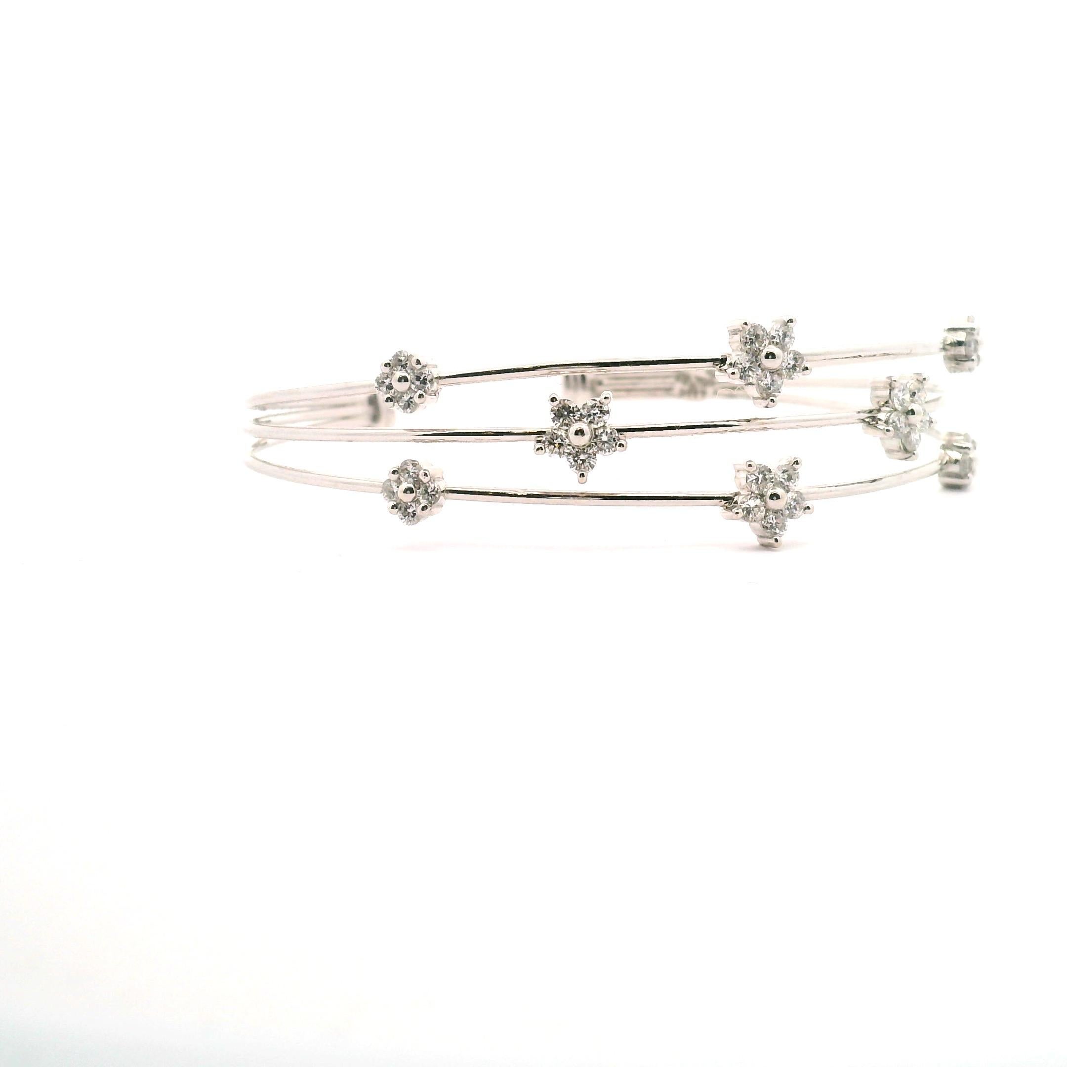 Pulsera de Alambre con Estrella de Diamantes en Spray en Bueno estado para la venta en Sausalito, CA