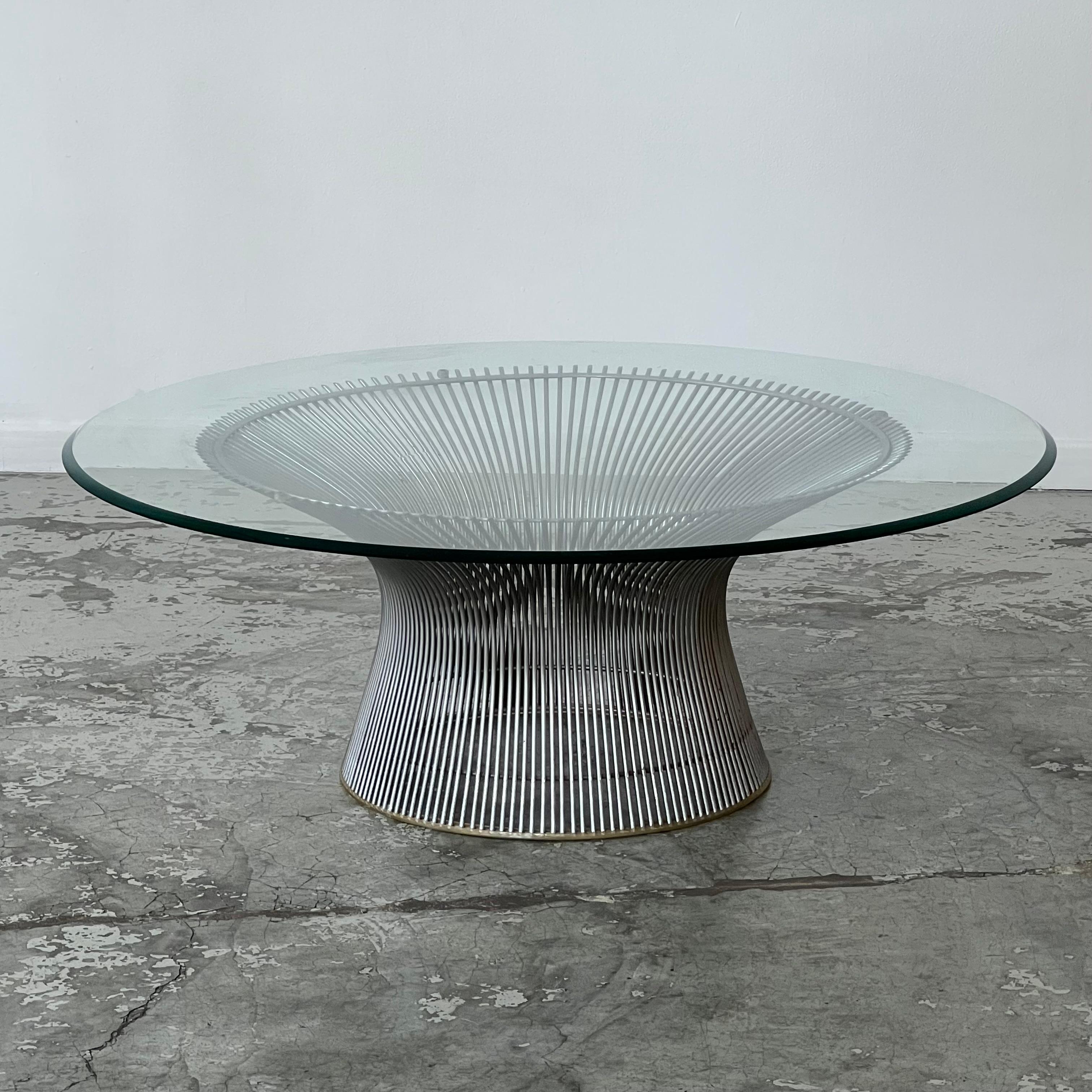 Wire coffee table by Warren Platner for Knoll International 1966 In Good Condition In PARIS, FR
