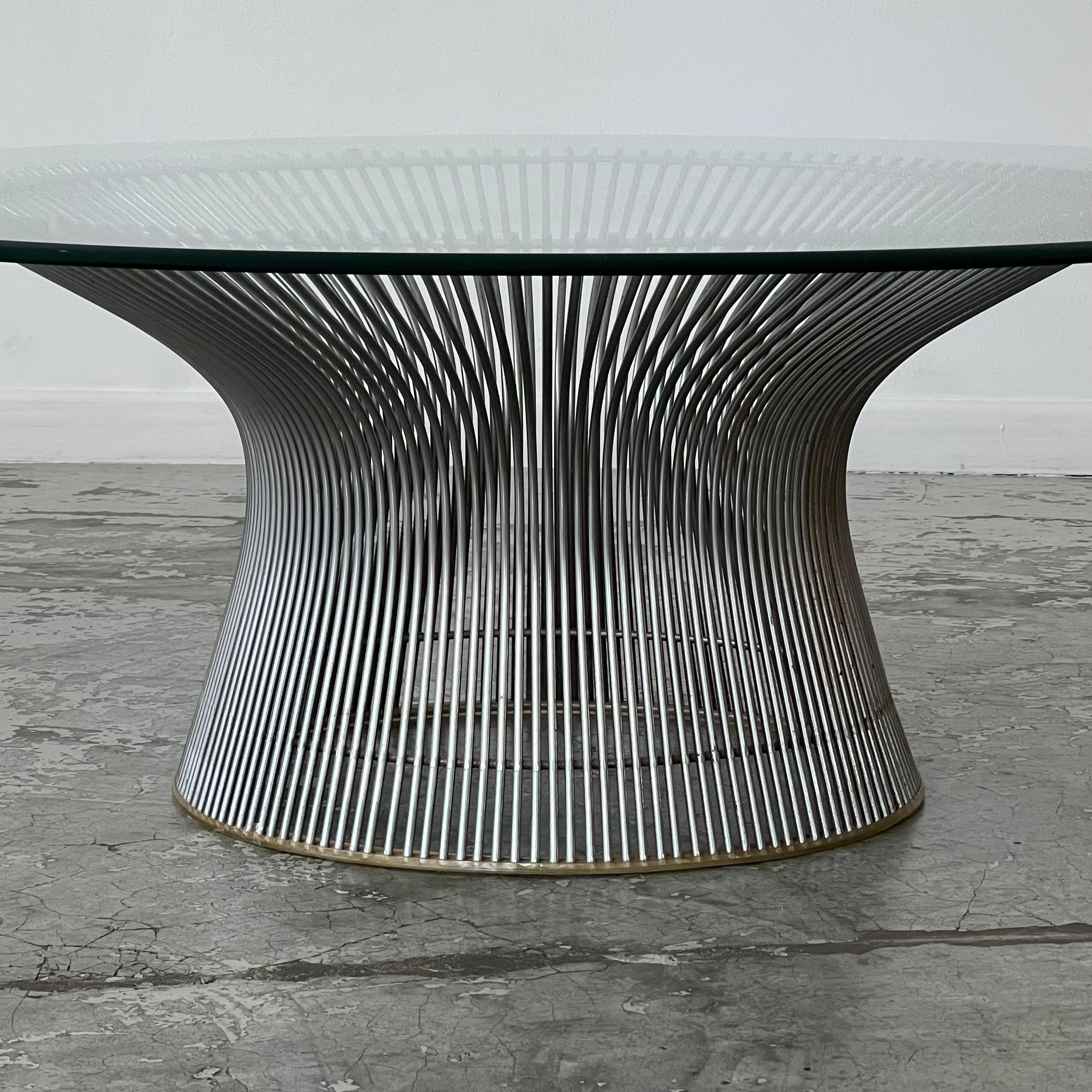 Steel Wire coffee table by Warren Platner for Knoll International 1966