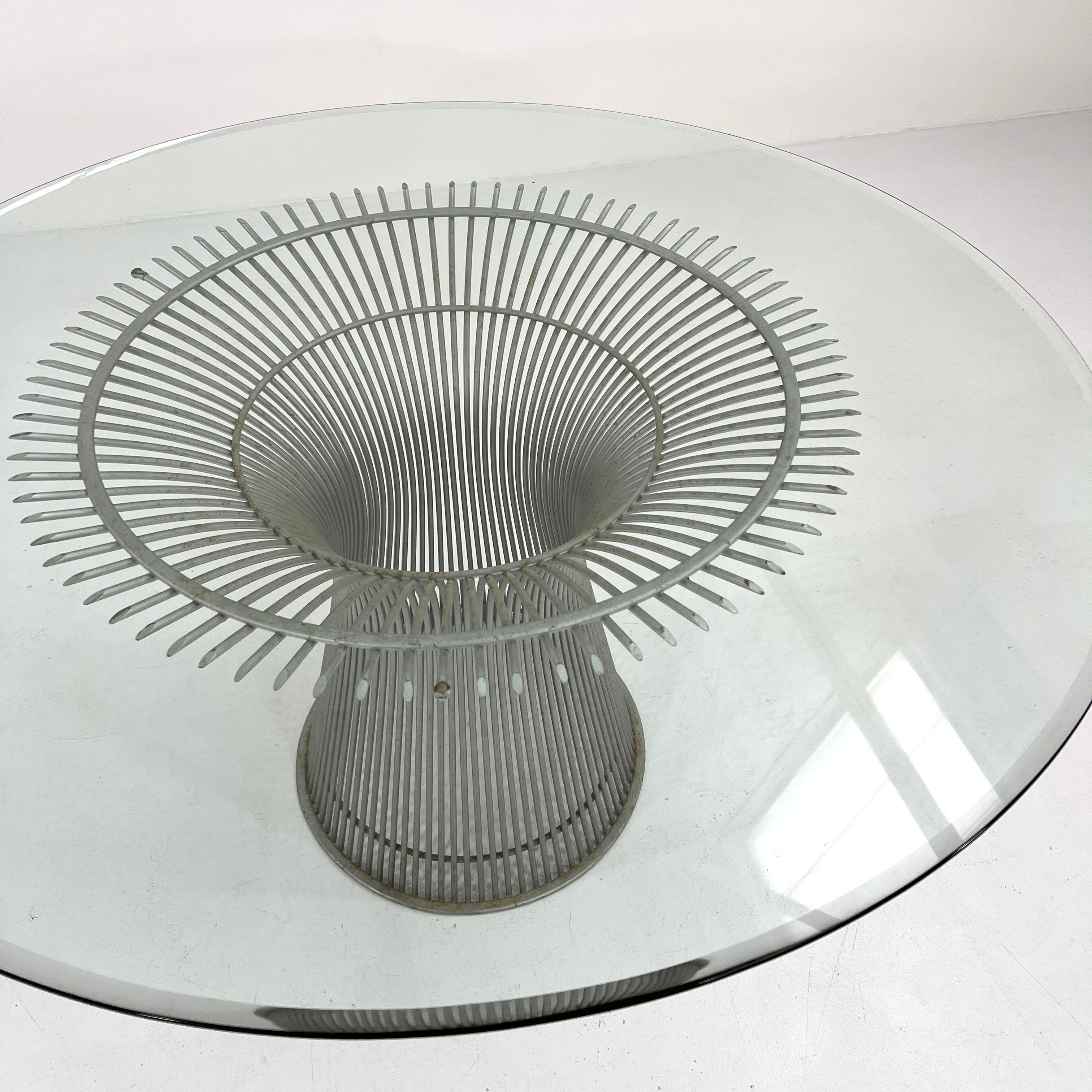 Wire Dining Table by Warren Platner for Knoll, 1960s In Good Condition In Ixelles, Bruxelles