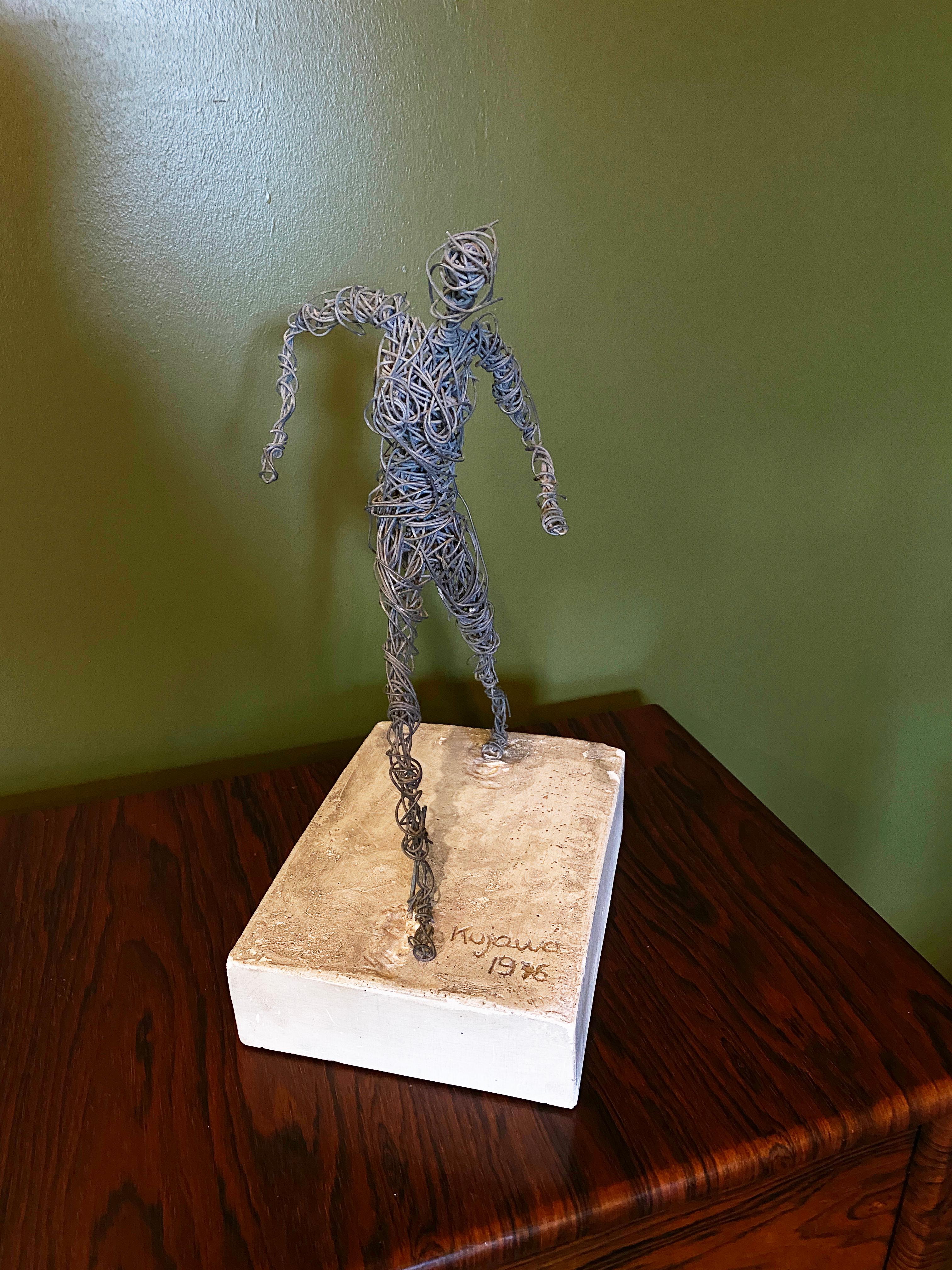 wire figure sculpture