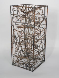 Wire Kinetic Maze Sculpture by Guy Pullen
